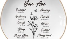 LITTLEBIGGER Christian Gifts for Wome – Bible Verses Jewelry Tray LITTLEBIGGER Christian Gifts for Wome – Bible Verses Jewelry Tray