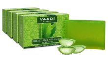 Vaadi Herbals Aloe Vera Soap 75 Grams (10.6 Ounces(Pack of 4 X 75 Grams)) Vaadi Herbals Aloe Vera Soap 75 Grams (10.6 Ounces(Pack of 4 X 75 Grams))