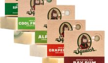 Dr. Squatch Natural Men’s Bar Soap – Cold Process Body Soap Bar with Natural Oils – Gifts for Men – Alpine Sage, Spearmint Basil, Cool Fresh Aloe, Grapefruit IPA & Bay Rum (5 oz, 5-Pack)