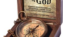 For I Know The Plans I Have For You, Jeremiah 29:11, Solid Brass Directional Engraved Compass, Baptism Gifts for Boys Girls, First Communion, Christian Gifts for Men, First Confirmation Gifts for Boys