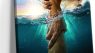 Jesus Christ Canvas Wall Art The Hand of God Jesus Reaching Into Water Christian Painting Prints Biblical Wall Decor Religious Room Decor for Church Living Prayer Bedroom Room Hospitals 8x10In canvas