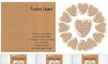 Leinuosen Christian Gifts John 3: 16 Pocket Hug Heart Token Wooden Bible Verses Token with Prayer Cards for Church Supplies(100 Set,Wood) Leinuosen Christian Gifts John 3: 16 Pocket Hug Heart Token Wooden Bible Verses Token with Prayer Cards for Church Supplies(100 Set,Wood)