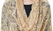 Wgior Soft Infinity Catholic Church Veil Lace Chapel Veils Latin Mass Head Covering Scarf Mantilla