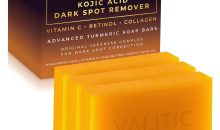 VALITIC Kojic Acid Dark Spot Remover Soap Bars, Turmeric Bar Soaps 3 Pack VALITIC Kojic Acid Dark Spot Remover Soap Bars, Turmeric Bar Soaps 3 Pack