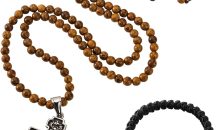 2PCS Orthodox Prayer Rope Bracelet – Prayer Orthodox Christian Necklace, Crucifix Necklace Men, Silver Cross Pendant Necklaces for Women, Gothic Cross Bless Christian Jewelry Gift for Women Men