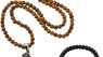 2PCS Orthodox Prayer Rope Bracelet - Prayer Orthodox Christian Necklace, Crucifix Necklace Men, Silver Cross Pendant Necklaces for Women, Gothic Cross Bless Christian Jewelry Gift for Women Men