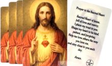 Westmon Works Sacred Heart of Jesus Prayer Cards – Laminated, Made in USA, Pack of 10 Catholic Holy Cards with Bonus Irish Blessing Card Westmon Works Sacred Heart of Jesus Prayer Cards – Laminated, Made in USA, Pack of 10 Catholic Holy Cards with Bonus Irish Blessing Card