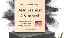 Aspen Kay Naturals Handmade Dead Sea Mud Soap Bar, Activated Charcoal & Pure Essential Oils, 4.5 oz Bar Aspen Kay Naturals Handmade Dead Sea Mud Soap Bar, Activated Charcoal & Pure Essential Oils, 4.5 oz Bar