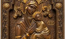 Kozakworkshop Our Lady of Perpetual Help Wall Art Wood Carving, Orthodox Christian Icon, Virgin Mary and Child Plaque, Personalized Catholic Gift, Religious Home Decor