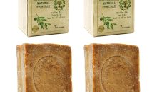 Aleppo Soap, 2-Pack | 100% Olive Oil Organic Handmade Natural Castile Soap for Women & Men | Big Bar, 2 x 7 oz (14 oz Total)