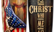 Christian Gifts For Men – Religious Gifts For Men – Gift For Man – Fathers Day Birthday Gift for Dad From Daughter, Son, Wife – Birthday Gift for Man, Dad, Boyfriend, Husband – Christian Tumbler 20Oz