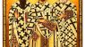 TALPGOD Greek Christian Orthodox Icons of Three Hierarchs St.John Chrysostom St.Gregory The Theologian St.Basil Stand Catholic Ornament Statue,Acrylic Tabletop Décor for Home Altar & Desk