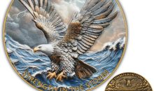 Christian Challenge Coin – Strength in The Storm – Eagle Bible Verse Collectible Prayer Coin, Isaiah 40:31 Faith Pocket Gift with Clear Acrylic Case
