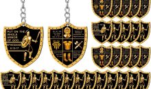 Sureio Christian Gifts Put on The Whole of God Keychain Sureio Christian Gifts Put on The Whole of God Keychain