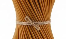 TALISMAN4U 50 Beeswax Taper Candles 9 inch Jerusalem Church Candles TALISMAN4U 50 Beeswax Taper Candles 9 inch Jerusalem Church Candles