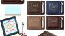 Spakon 6 Set Christian Note Holders with Scripture Leather Pen, Multicolor