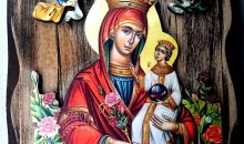 Iconsgr Wooden Greek Christian Orthodox Wood Icon of Mother of Jesus & Jesus Christ /R2l Iconsgr Wooden Greek Christian Orthodox Wood Icon of Mother of Jesus & Jesus Christ /R2l