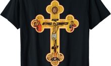 Greek Orthodox Jesus Christ Cross Icon T-Shirt Greek Orthodox Jesus Christ Cross Icon T-Shirt