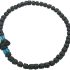 Mastic of Chios Blessed Handmade Greek Christian Orthodox Waxed Prayer Rope from Mt.Athos (Komboskoini Chotki) Thin Black Fragrance With Holy (Chrism- Myrrh)