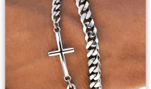 Cross Bracelet for Men, Silver/Gold/Black Mens Cross Bracelets Stack Stainless Steel Cuban Link Chain Bracelet Set Non Tarnish Adjustable Chunky Mens Jewelry Gifts for Men Dad Him Father’s Day Cross Bracelet for Men, Silver/Gold/Black Mens Cross Bracelets Stack Stainless Steel Cuban Link Chain Bracelet Set Non Tarnish Adjustable Chunky Mens Jewelry Gifts for Men Dad Him Father’s Day