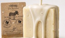 Dr.Ancient Donkey Milk Soap Bar Natural Moisturizing Milk Soap Ancient Inspired Handmade for Face and Body Gentle Cleanser for Sensitive and Dry Skin 5 oz