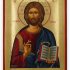 BlessedMart Christ Pantocrator Icon – Premium Quality Greek Orthodox Byzantine Icon, Handmade on Natural Solid Wood, Gift Ready – Ships in a Box