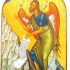 Iconsgr Handmade Wooden Greek Christian Orthodox Wood Icon of Saint John the Baptist / MP2